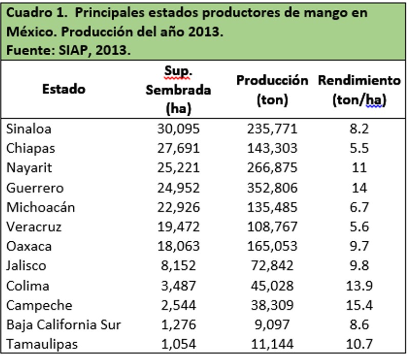  Principales estados 