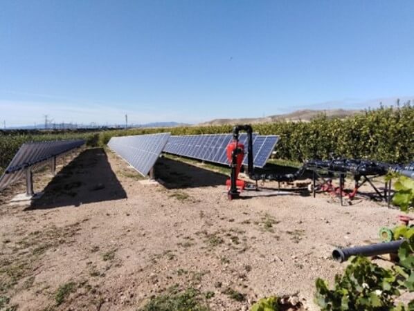 Sistema de bombeo impulsado por energía solar. 