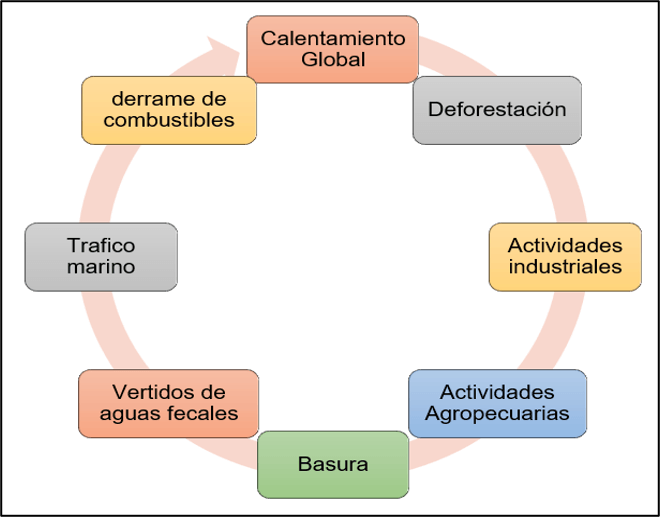 Causas de la contaminación del agua