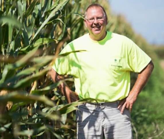 David Hula, ganador del record mundial de alto rendimiento de maíz 