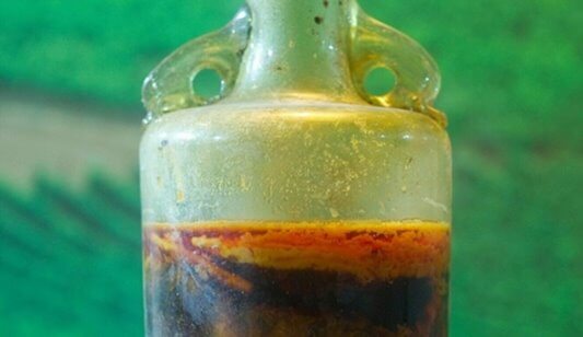 La botella de vino más antigua tiene más de 1600 años Fuente: DPA Picture Alliance