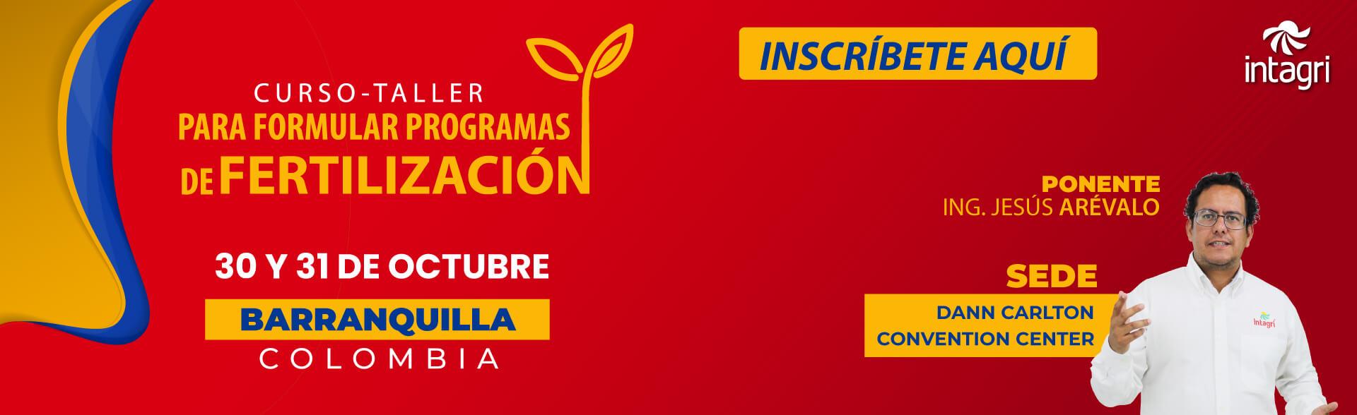 Inscribete al Curso-Taller para Formular Programas de Fertilización de Cultivos