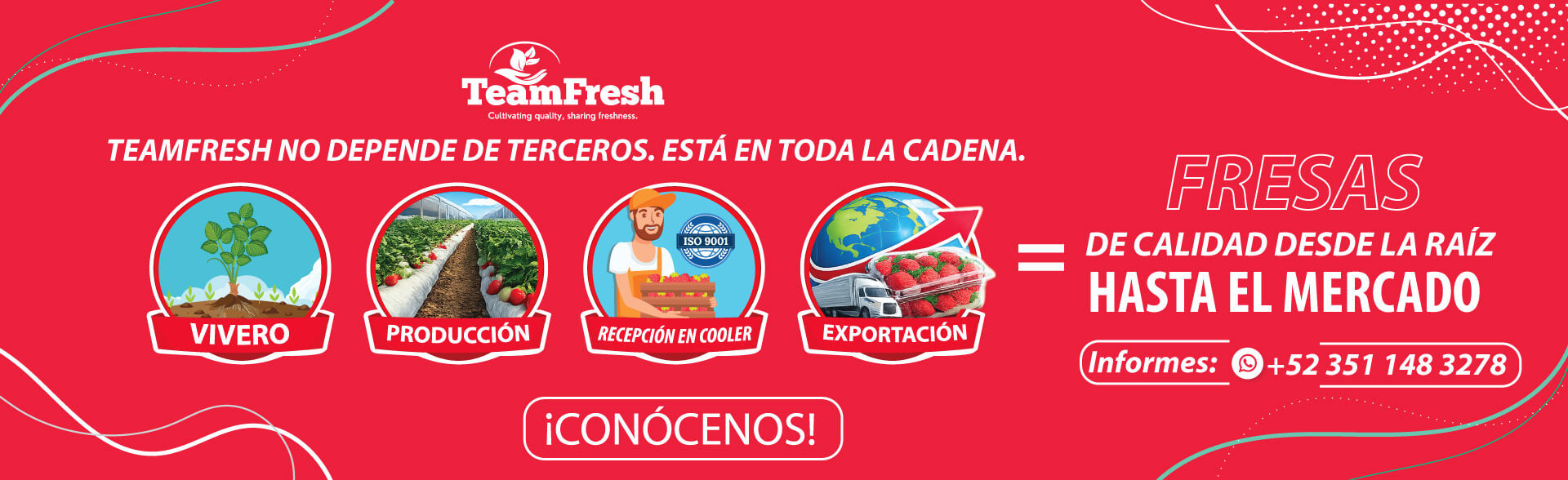 Conocenos visita Team Fresh