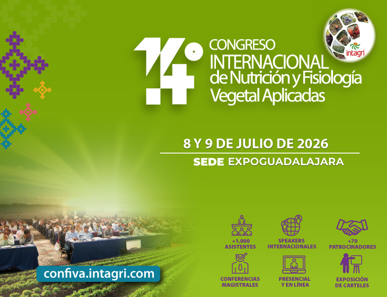 Inscribete al 14° Congreso Internacional de Nutrición y Fisiología Vegetal Aplicadas